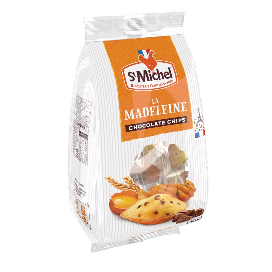 St. Michel's Madeleines are a classic French pastry that are stuffed with delectable chocolate chips, allowing you to savor the delectable combination of chocolate and madeleines. These St. Michel delicacies come individually wrapped, making them the ideal snacks to take with you wherever you go.