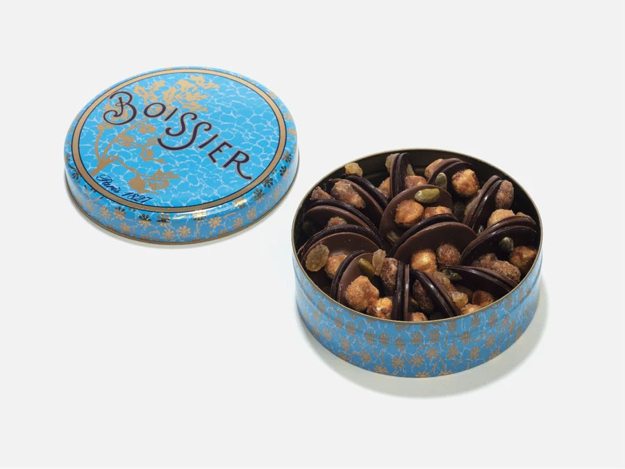 Maison Boissier Chocolate Mendiants are a revered holiday treat that have their origins in the lengthy heritage of the Provençal region.