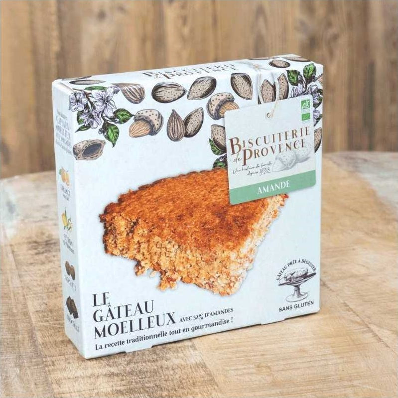 Biscuiterie de Provence - Gâteau nature biologique sans gluten - 225g (7.9 oz)