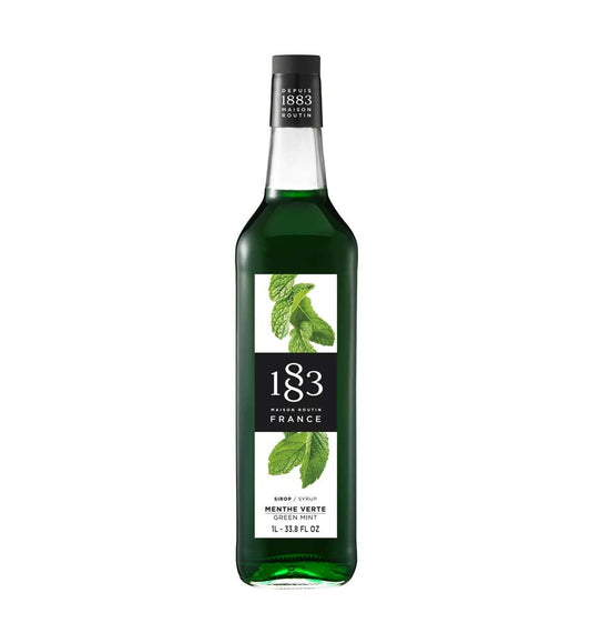 1883 Syrup Green Mint PET Bottle 1L /33.8 fl oz