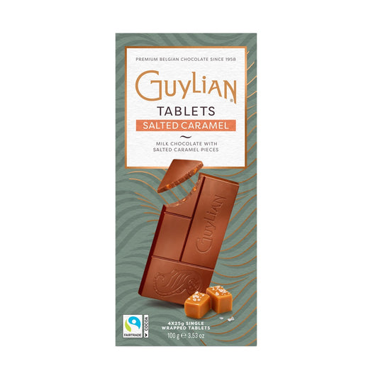 Tablette de chocolat au caramel salé Guylian 3.5 oz/100gr