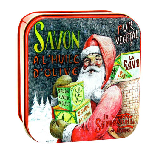 La Savonnerie de Nyons Metal Box Santa Claus 100gr/3.52 oz