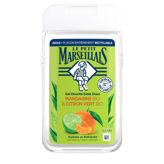 Gel Douche Français Le Petit Marseillais Mandarine Lime 8.5 fl oz/250 ml 