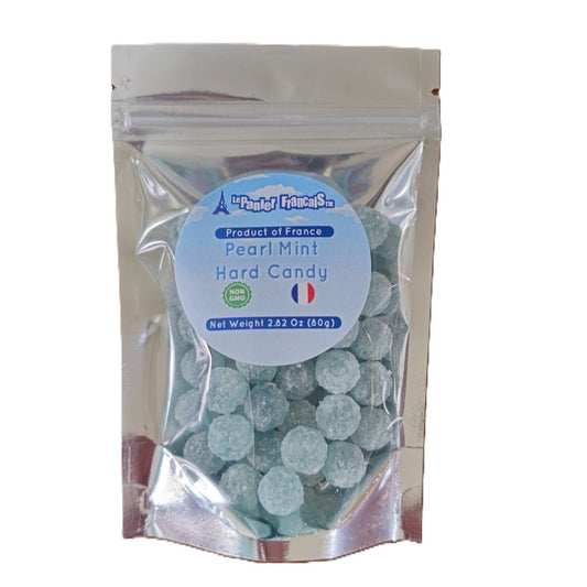 Les bonbons durs français à la menthe du Panier Français 80g/2,80 oz.