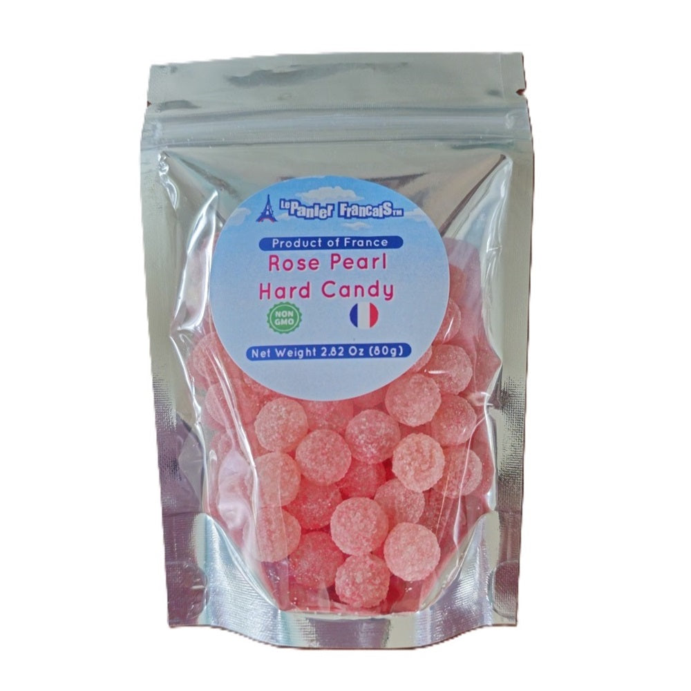 
Les bonbons durs français à la rose du Panier Français 80g/2.80 oz