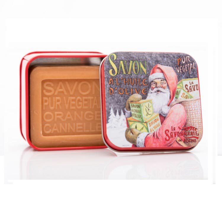 La Savonnerie de Nyons Metal Box Santa Claus 100gr/3.52 oz