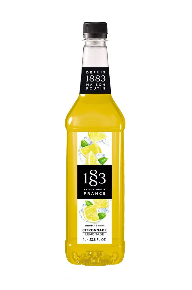 With the 1883 lemonade syrup, you may experience the energizing and revitalizing freshness of lemon. This tempting mixture encapsulates the acidic and zesty undertones that tease the taste buds, particularly during the warm summer months when the weather is more favorable for doing so.