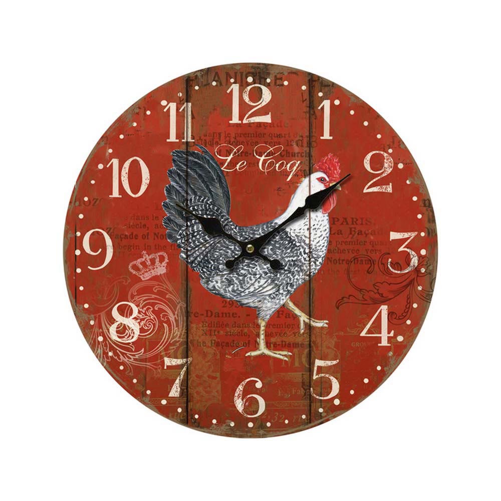 Clock Rooster 11 inch