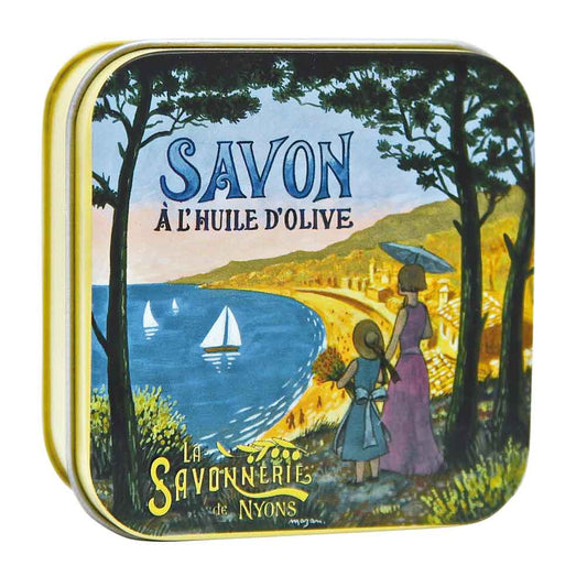 La Savonnerie de Nyons Square Tin Cote D’Azur "Beach" 100g/3.52oz