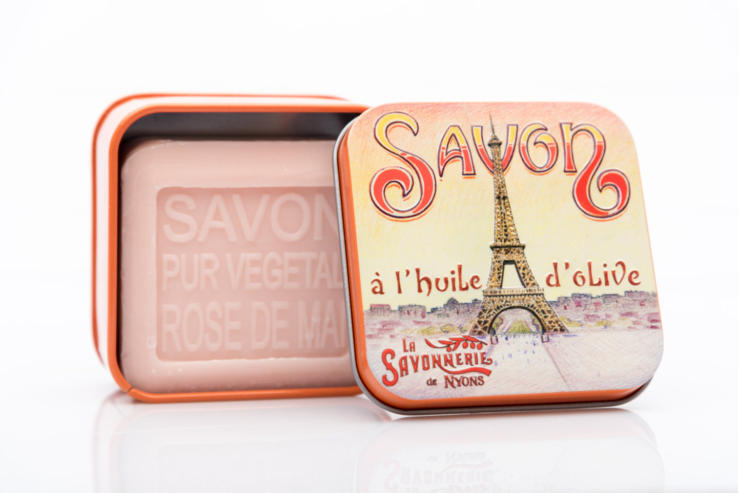 La Savonnerie de Nyons Square Tin Eiffel Tower 100g/3.52oz