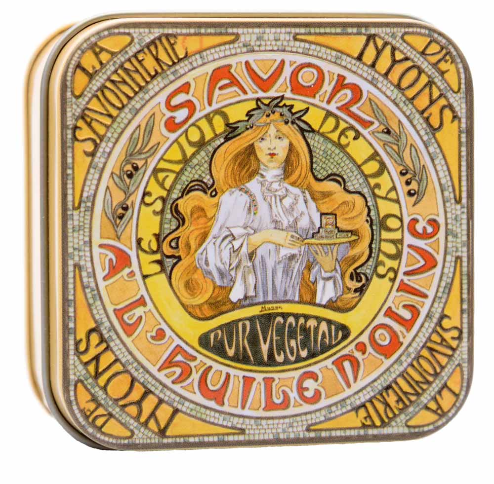 La Savonnerie de Nyons Square Tin Mucha 100g/ 3.52oz