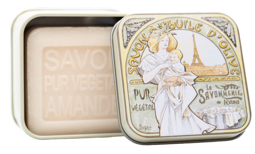 La Savonnerie de Nyons Square Tin Mucha Baby and Mom 100g/ 3.52oz