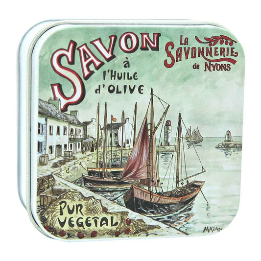 La Savonnerie de Nyons Metal Box The Port 100g/ 3.52 oz