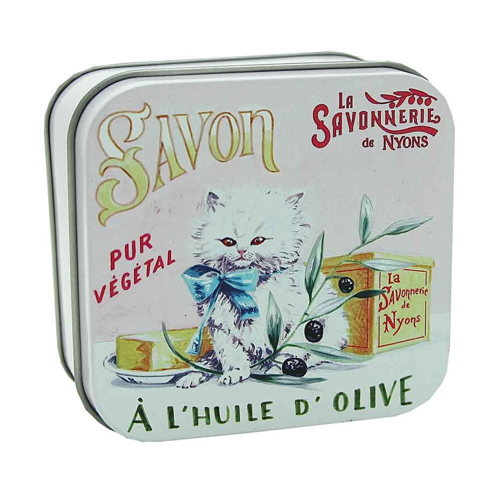 La Savonnerie de Nyons Metal Box Persian Cat 100 g/3.52oz