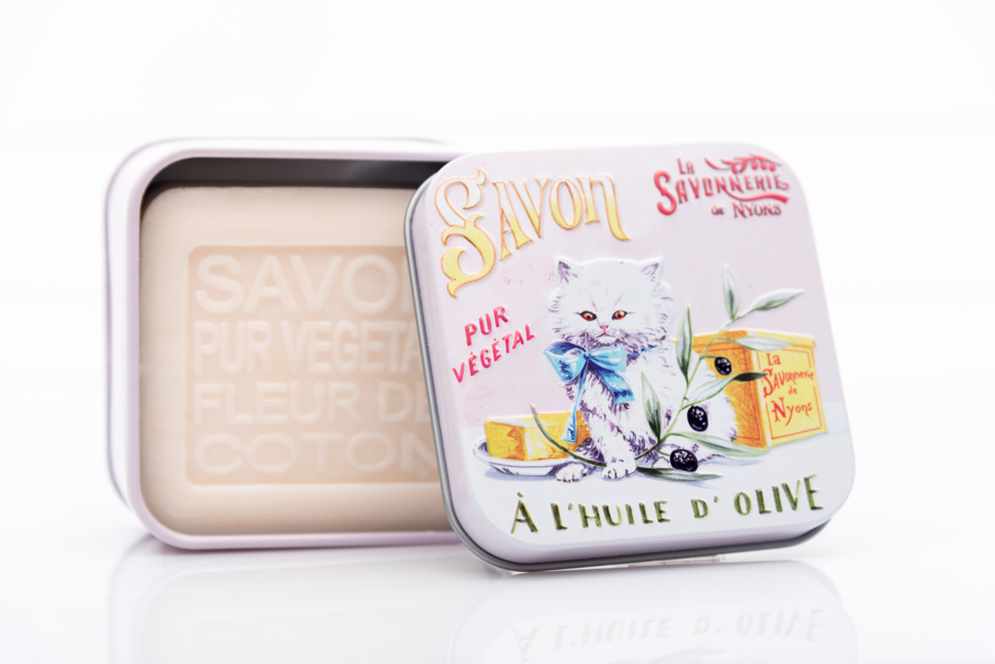 La Savonnerie de Nyons Metal Box Persian Cat 100 g/3.52oz