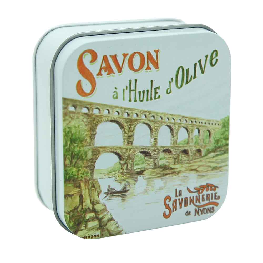 La Savonnerie de Nyons Metal Box Le Gard Bridge 100g/ 3.5 oz