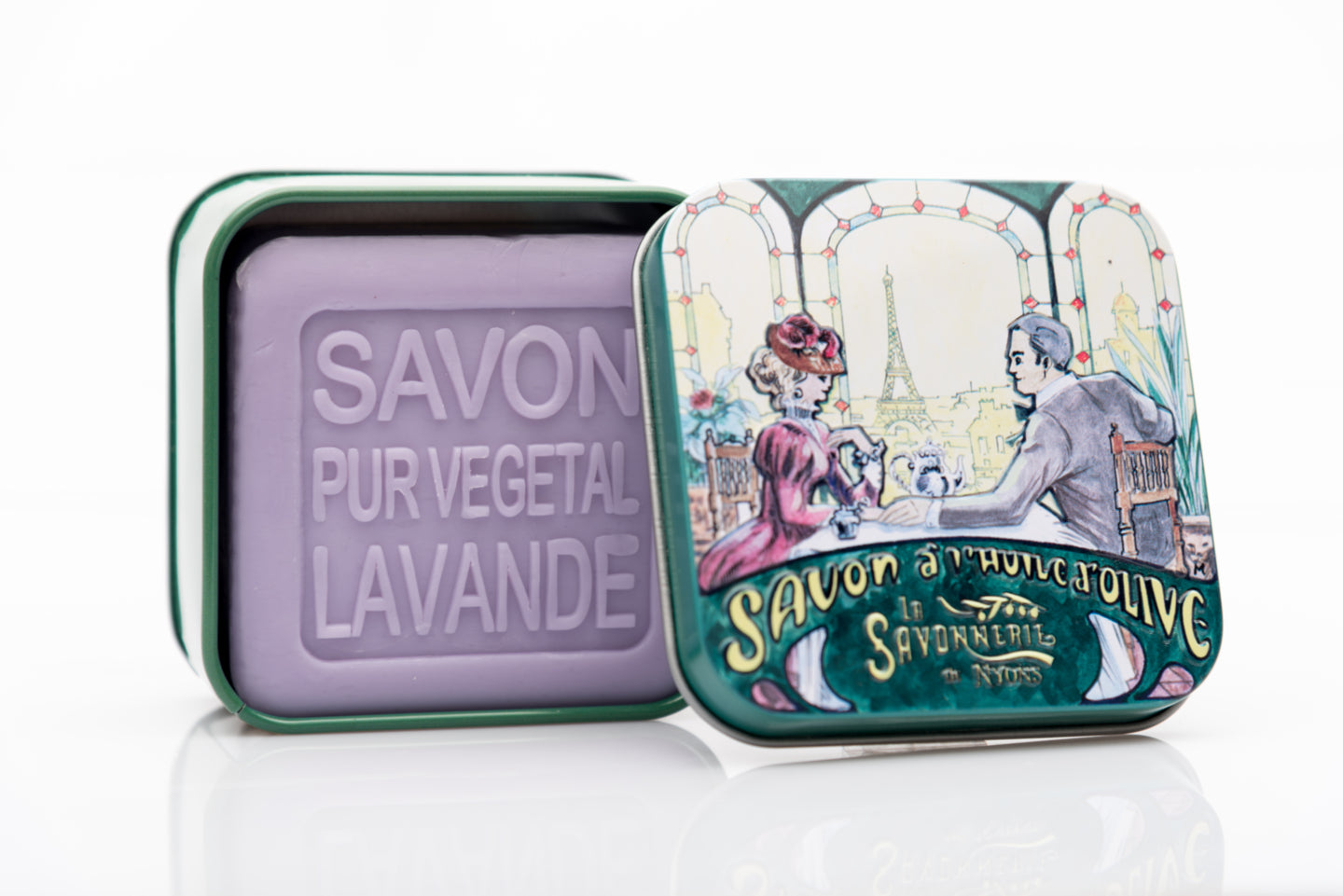 La Savonnerie de Nyons Metal Box Romantic Dinner in Paris 100g/3.5 oz