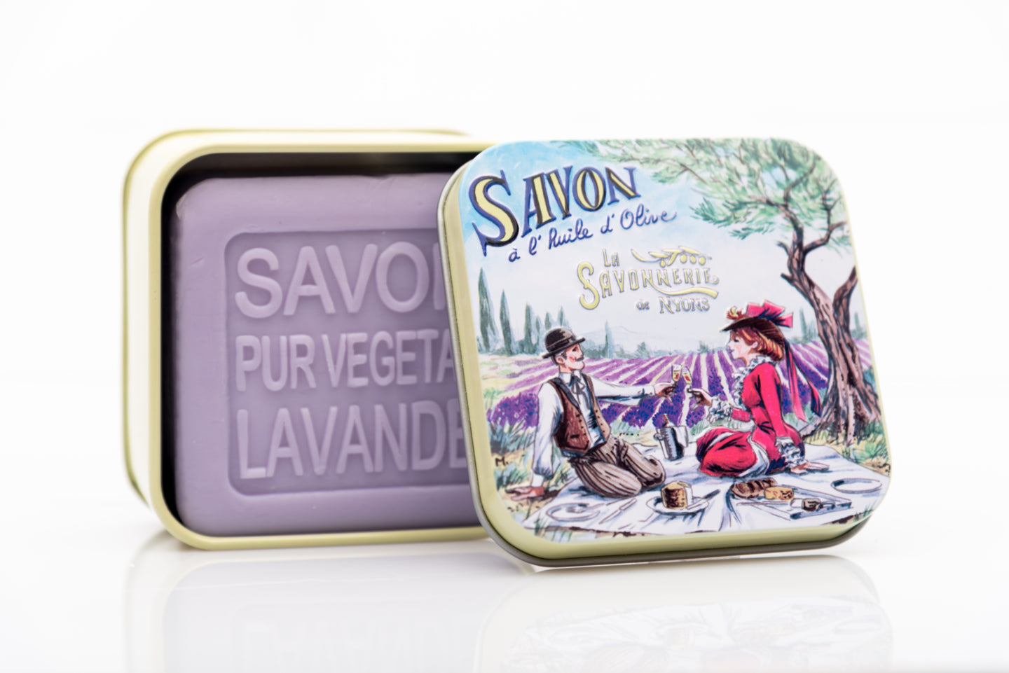 La Savonnerie de Nyons Metal Box Romantic Picnic 100g/3.52oz