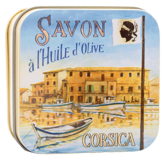 La Savonnerie de Nyons Metal Box Corsica the Port Verbena 100g/3.52 oz