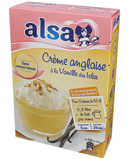 Alsa Creme Anglaise with Vanilla of the Isles mix 300g /10.6 oz