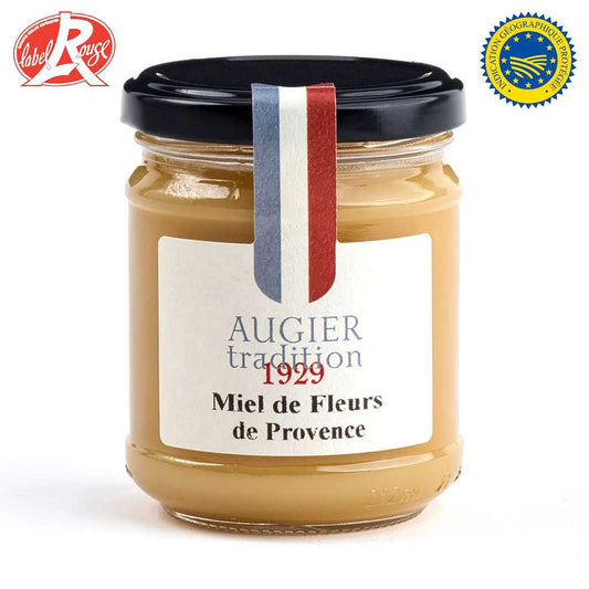 Honey from the Augier Tradition, which originates from Provence, is harvested towards the end of the summer and comes from apiaries that are situated in the midst of a variety of Mediterranean flora and the maquis that grows along the Mediterranean coast.