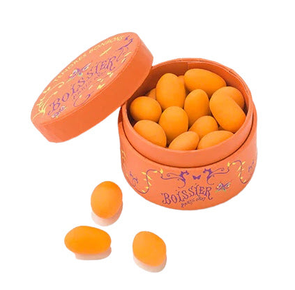 Indulge in the rich, fruity flavors of Maison Boissier's Apricot Dragees. These luxurious candies, with their luscious apricot essence and sugar coating, are perfect for elevating any celebration.