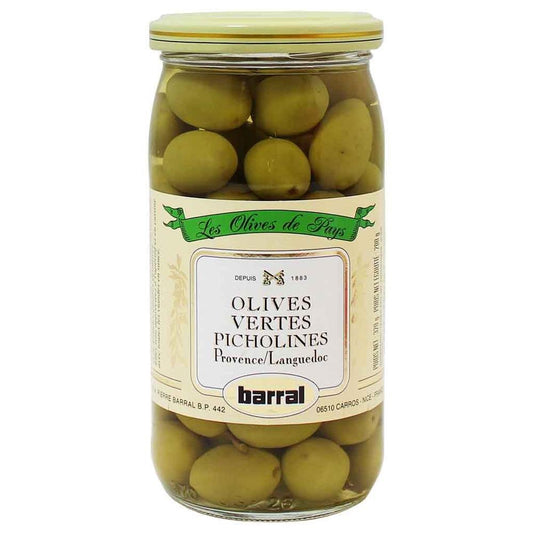 Barral French Green Olives Picholines 200g/7oz