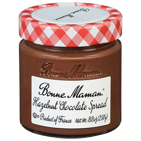 Hazelnut Chocolate Spread is prepared with high-quality, all-natural ingredients, including 20% hazelnuts and no palm oil.