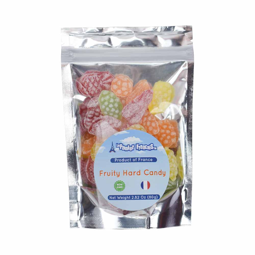 Five exquisite flavors of Le Panier Francais Fruity hard candies are included in this combination. You can use these candies combination for every occasion, from Halloween to Easter to a movie night snack.