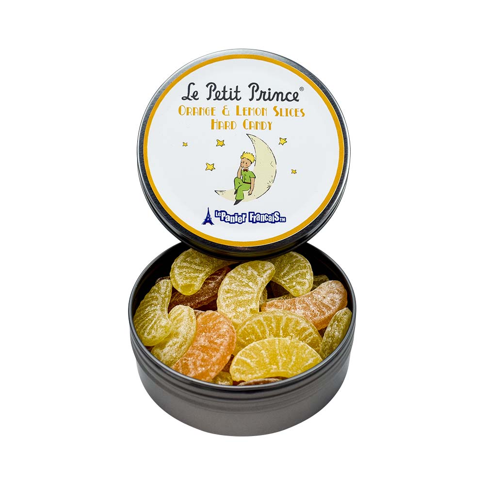 Le Petit Prince by Le Panier Francais Orange & Lemon Slices Hard Candy Tin 80g/2.80 oz