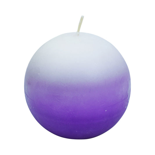 Lavender scented round candle