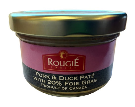 Rougie Pork and Duck Terrine with 20% Foie Gras is ideal for an aperitif, hors d'oeuvres, canapes, and picnics.