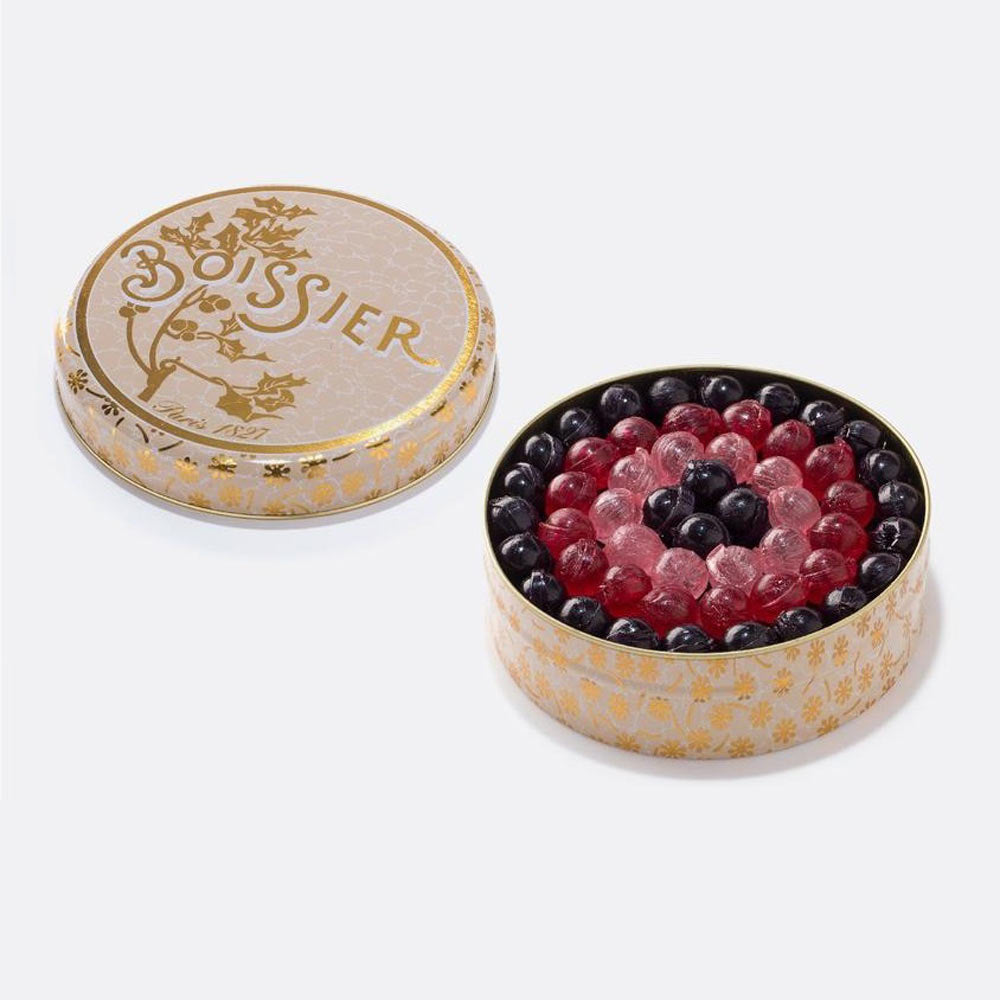 Explore the elegance of Maison Boissier's 275g Hard Candy Flower Collection. An artisanal blend of rose, poppy, and violet flavors, perfect for those who cherish luxury confectionery.