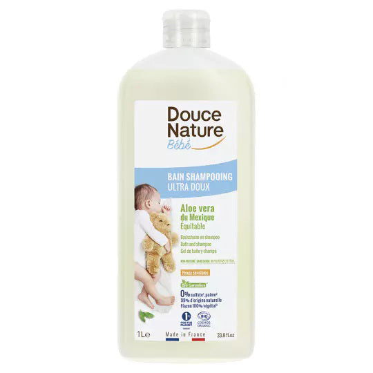 Douce Nature Bath Shampoo Ultra-soft Baby 1L/33.8oz