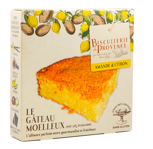 Biscuiterie de Provence French Almond cake w/ lemon, gluten free 240g (8.5 oz)