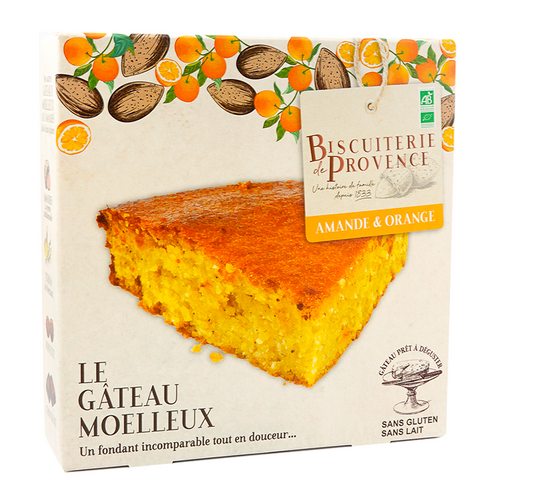 Biscuiterie de Provence Organic Almond and Orange Cake, Gluten Free, Milk Free 225g (7.9 oz)