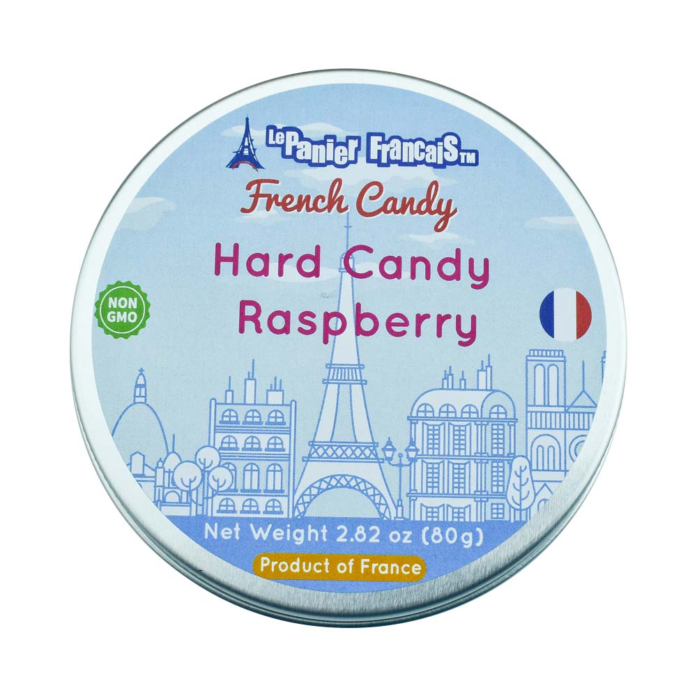 Le Panier Francais French Candy Raspberry Tin 2.80 oz