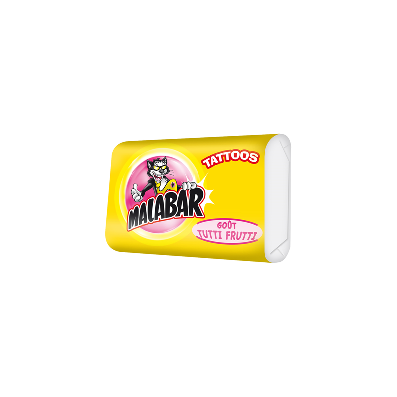 Every pack of Malabar Original comes with 30 temporary water tattoos, adding a layer of playful fun to the enjoyment of your chewing gum. Collect, trade, or adorn your arm with these vibrant tattoos - a nod to the fun-filled days of childhood that's sure to delight kids and adults alike.