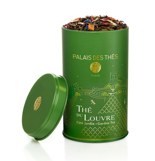Savor the Thé du Louvre—Garden Tea, a delectable combination that will whisk you away on a peaceful stroll around the Tuileries Garden. The Tuileries Garden is home to vivid flower beds and pleasant, shaded woodlands that entice visitors.