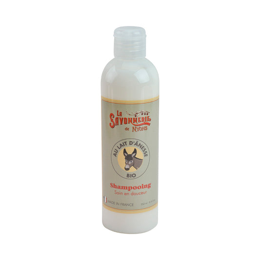 La Savonnerie de Nyons Shampoo with Organic Donkey Milk Bottle with capsule cap 8.45 fl oz