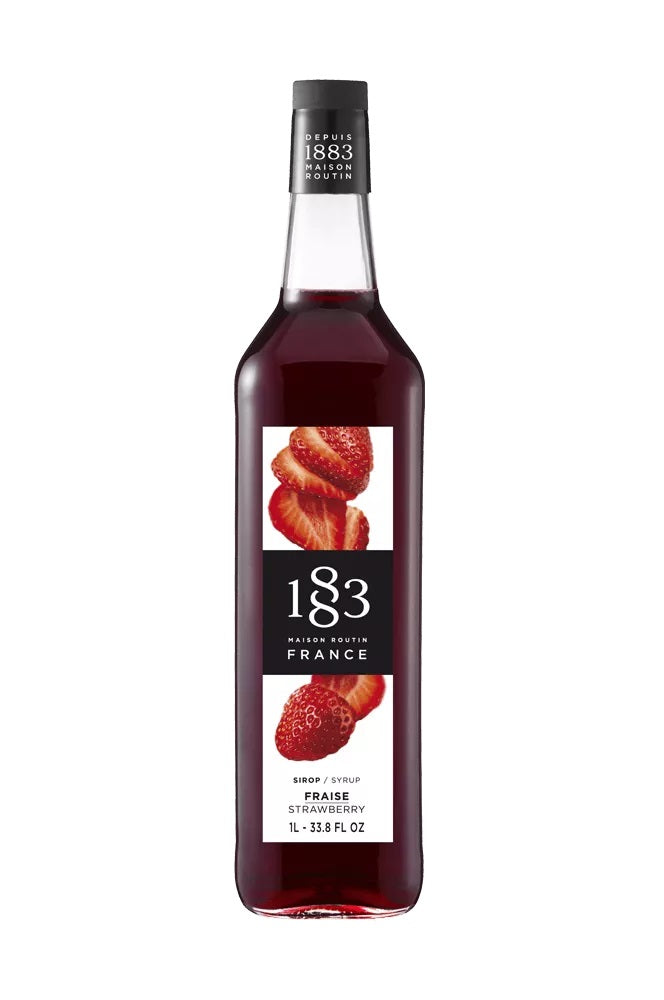 1883 Syrup Strawberry PET Bottle 1L/33.8 Fl oz