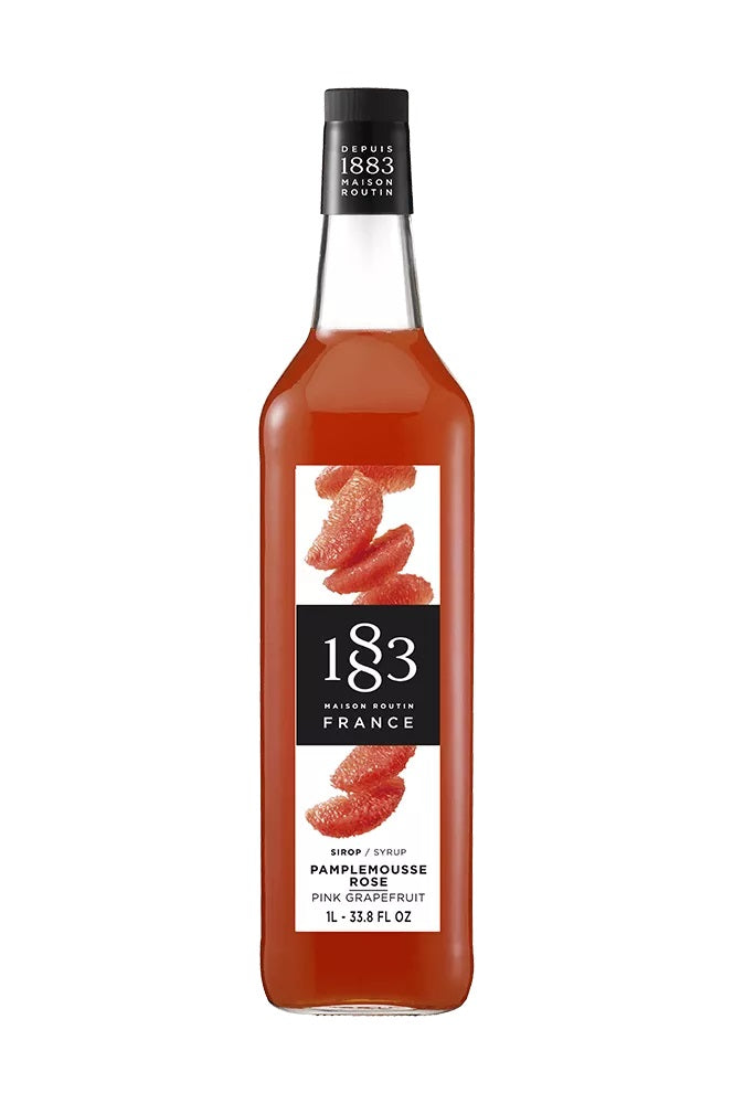 1883 Syrup Pink Grapefruit Bottle 1L/33.8 Fl oz